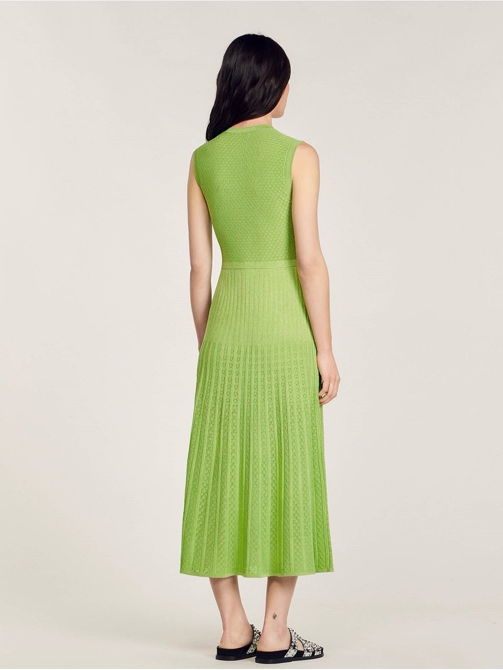 SANDRO PARIS TUILERIES KNITTED DRESS - Picture 5 of 8